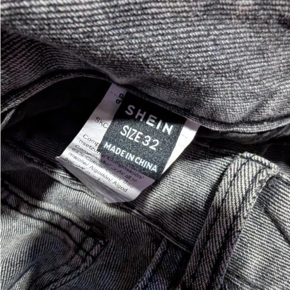 Classic Black GarmentShein wide legged grey jeans